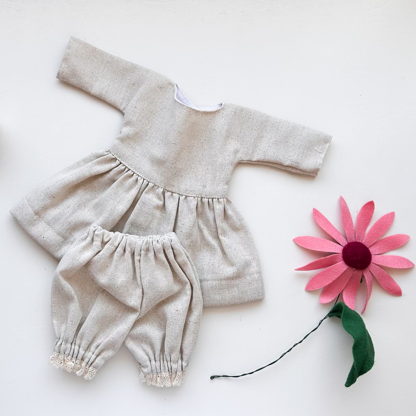 Spring Party Dress Kit - Beige Linen