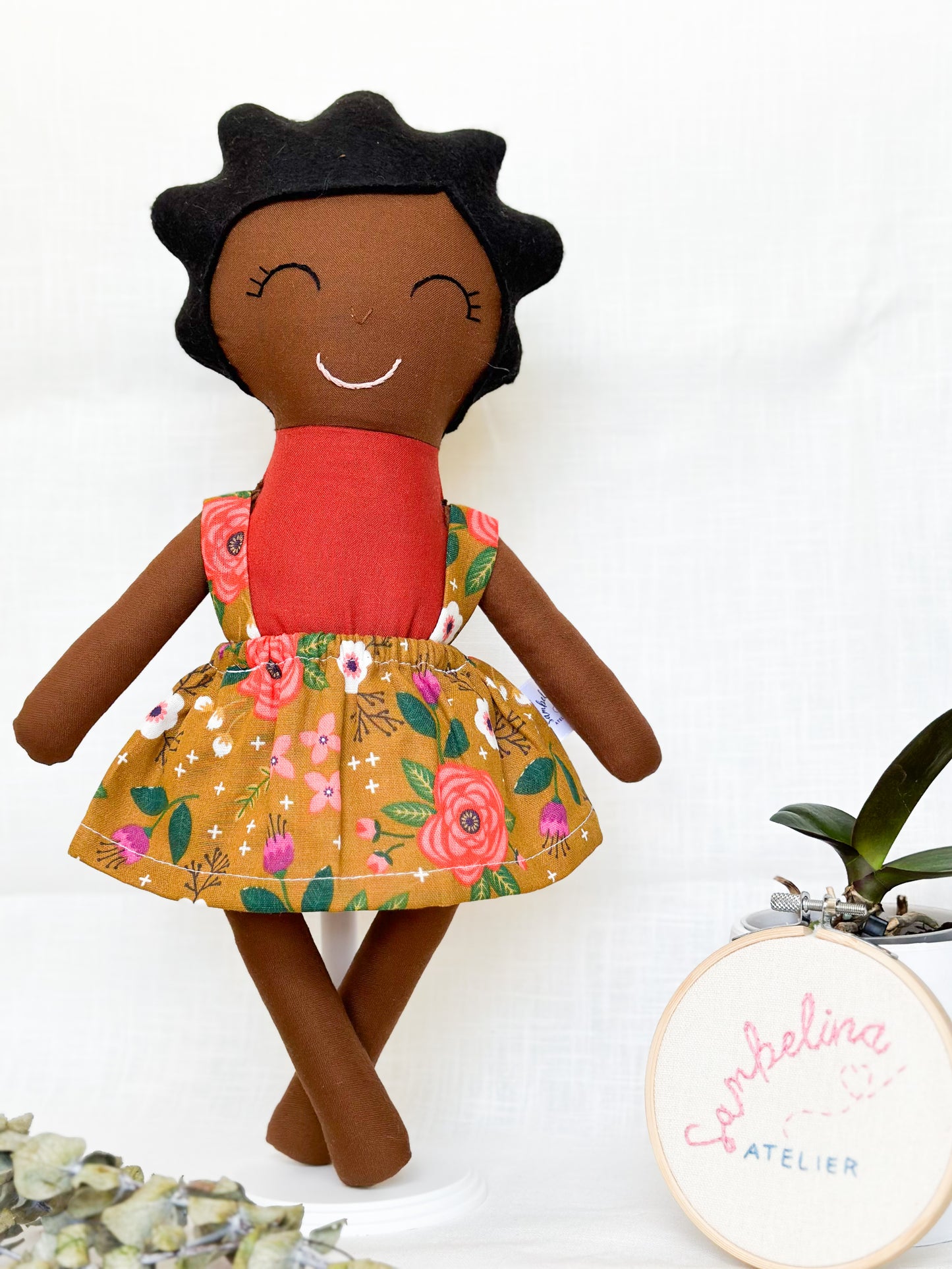 Diane - Handmade Unique Doll (16 inches of Charm)