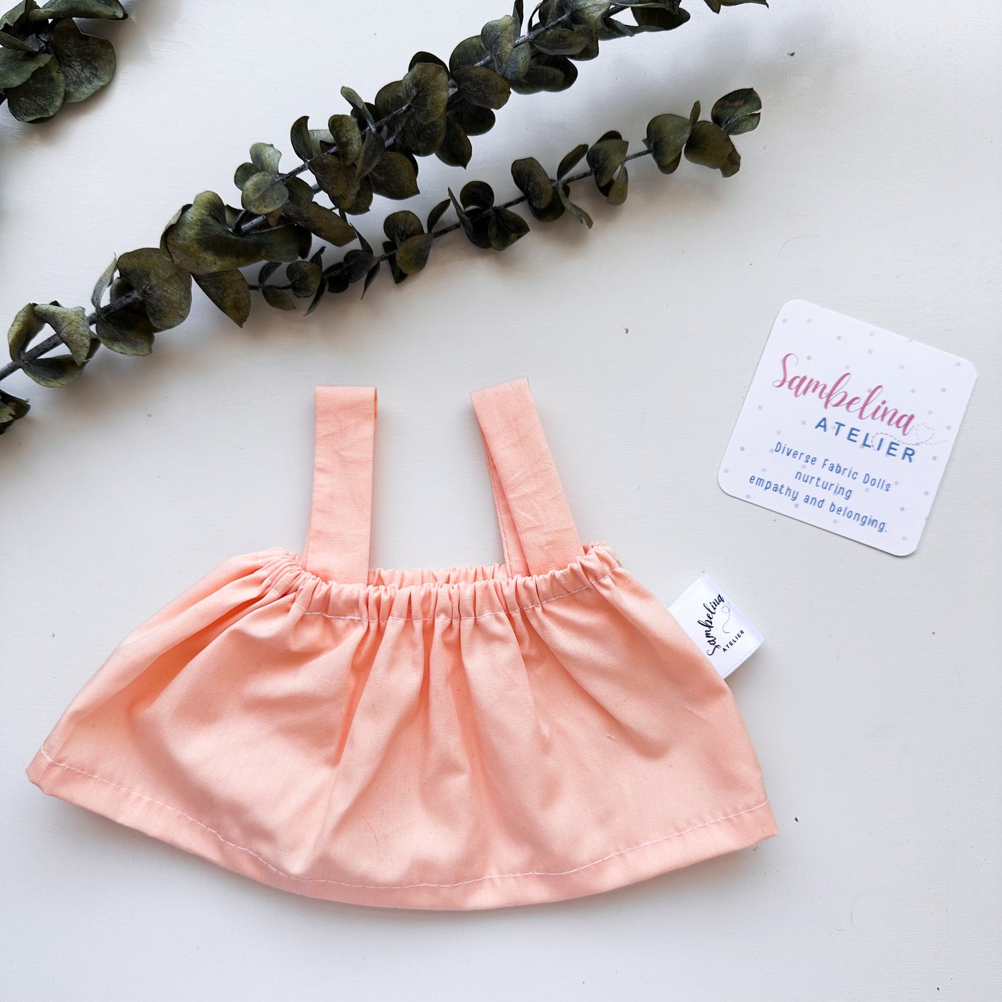 Overall Dress - Peach