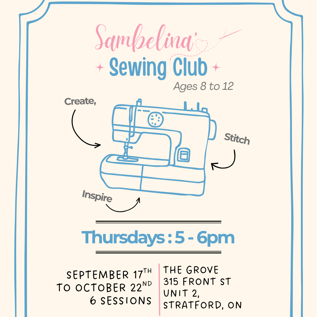 2026 Sambelina's Sewing Club - Fall (September 17th to October 22nd)